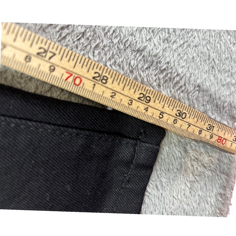 Watson Baggy Fit Jeans Mens 32 Black All Over Frayed Patchwork Denim Dark Wash - Picture 3 of 3